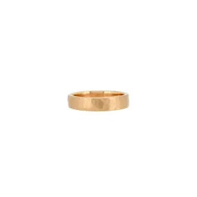18 Karat Rosé Gold Hammered Ring