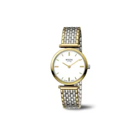 3253-05 - Two Tone Ladies Dress Watch