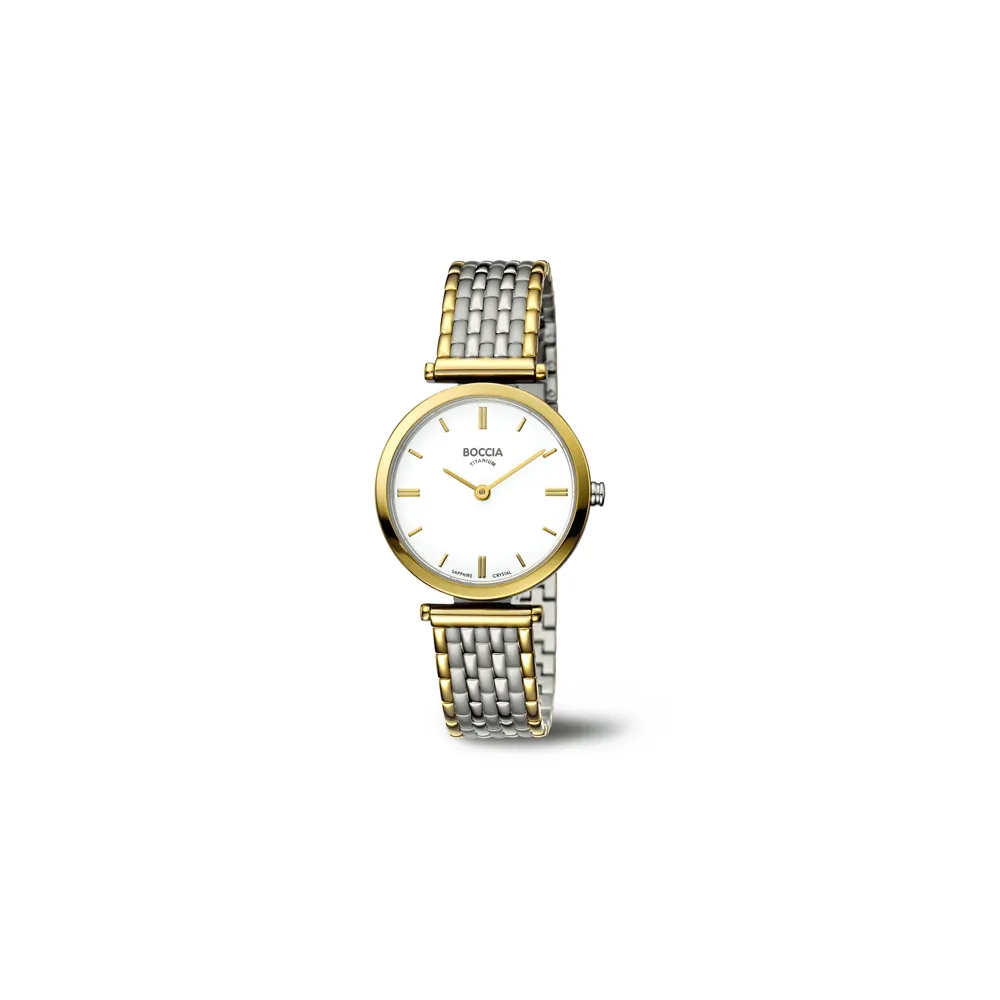 3253-05 - Two Tone Ladies Dress Watch