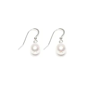 925 Sterling Silver French Hook Earrings With Freshwater Pearls