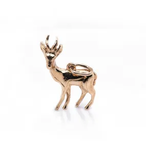 9ct Gold Deer Charm
