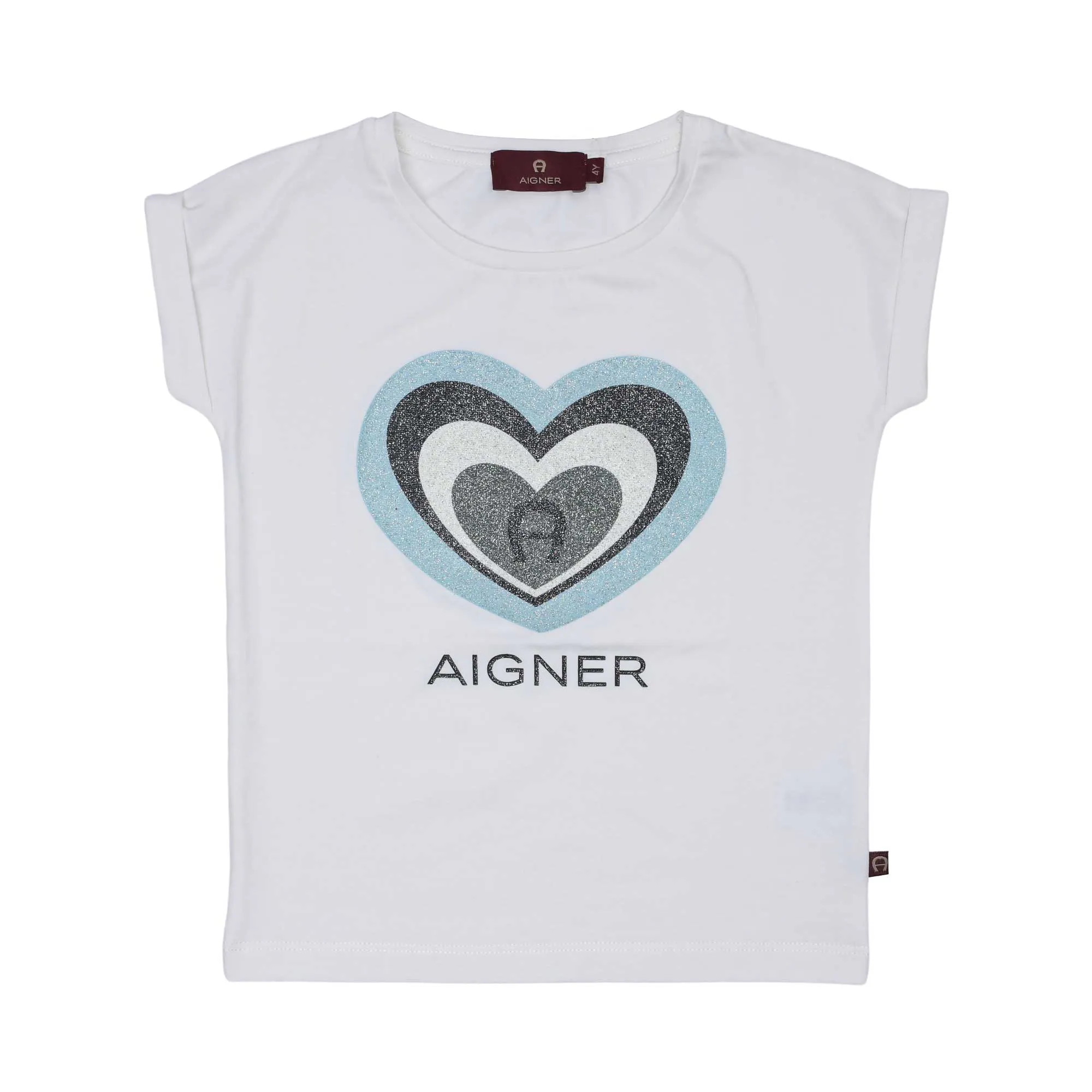 Aigner Kids Girl's White T-Shirt
