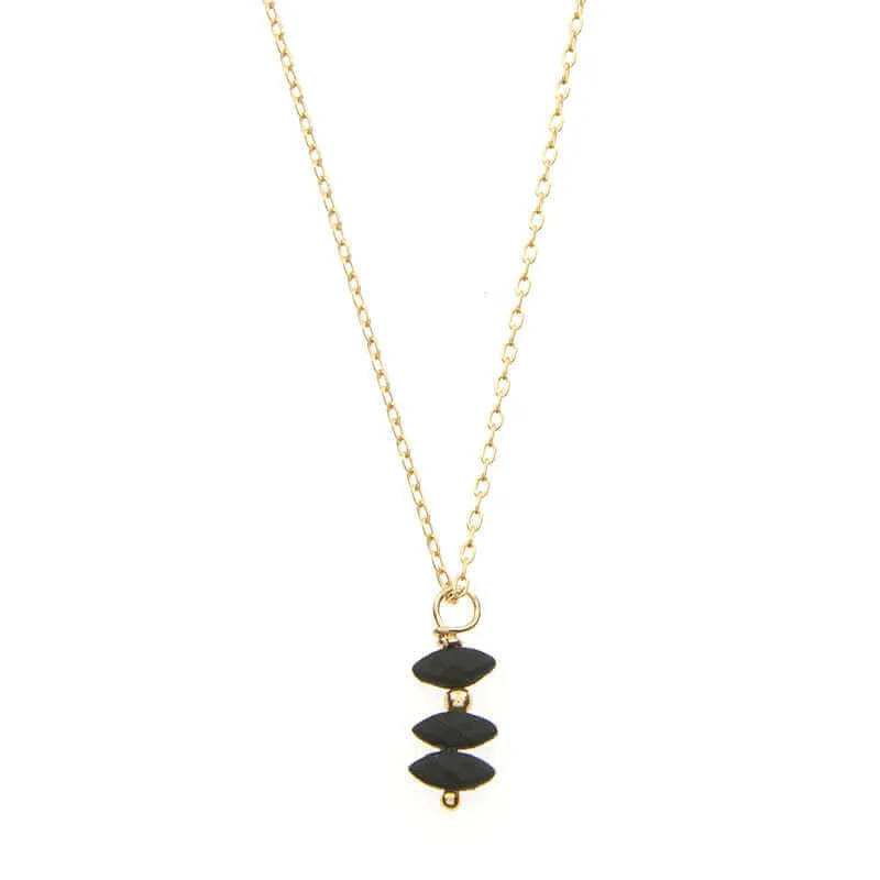 ANNA BEAD DROP PENDANT NECKLACE