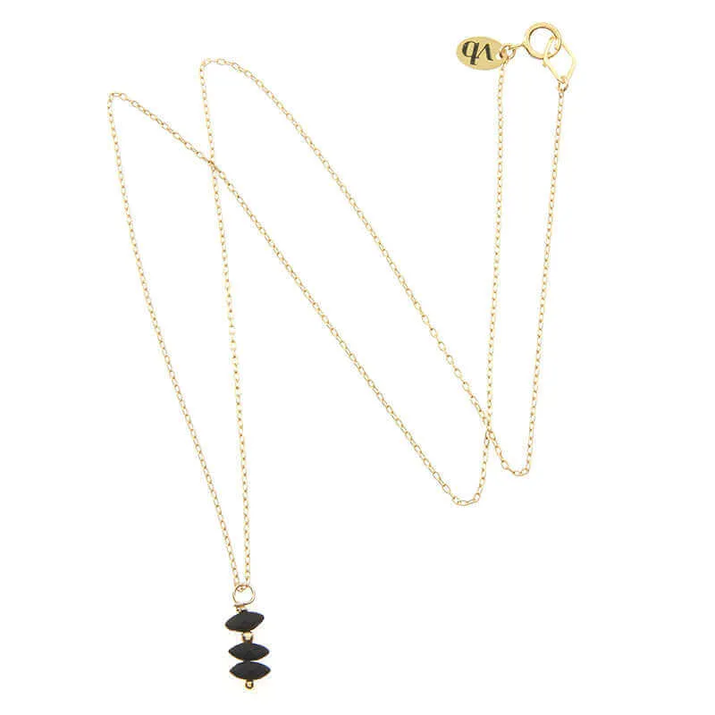 ANNA BEAD DROP PENDANT NECKLACE