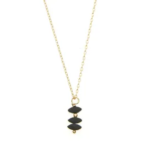 ANNA BEAD DROP PENDANT NECKLACE