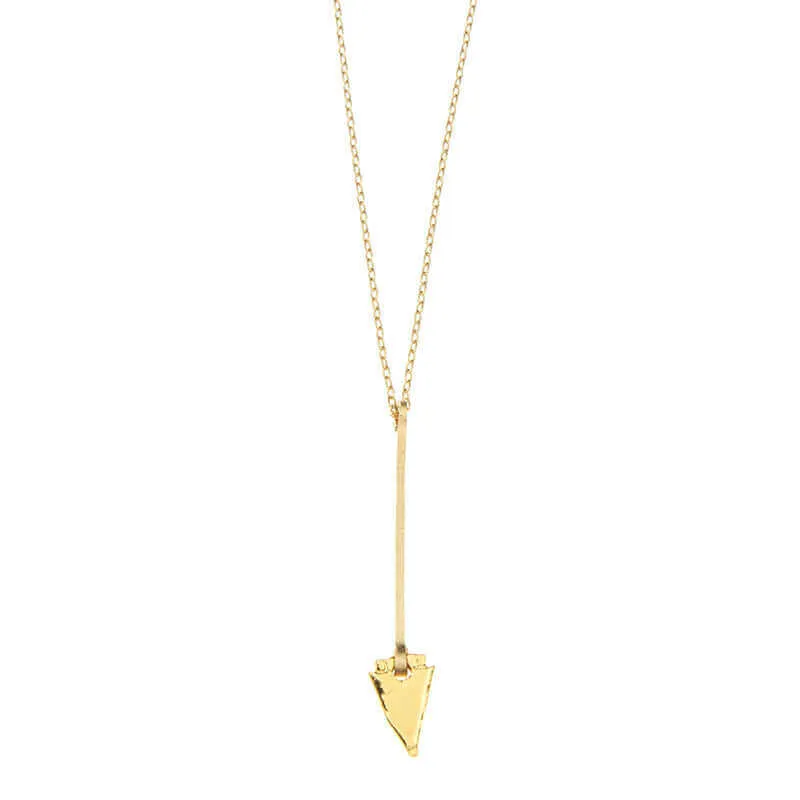 ARROW SHORT DROP PENDANT NECKLACE