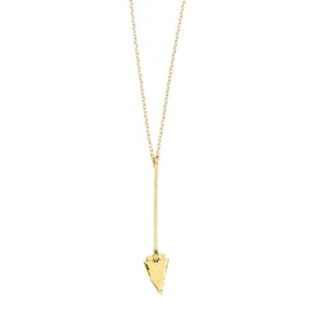 ARROW SHORT DROP PENDANT NECKLACE