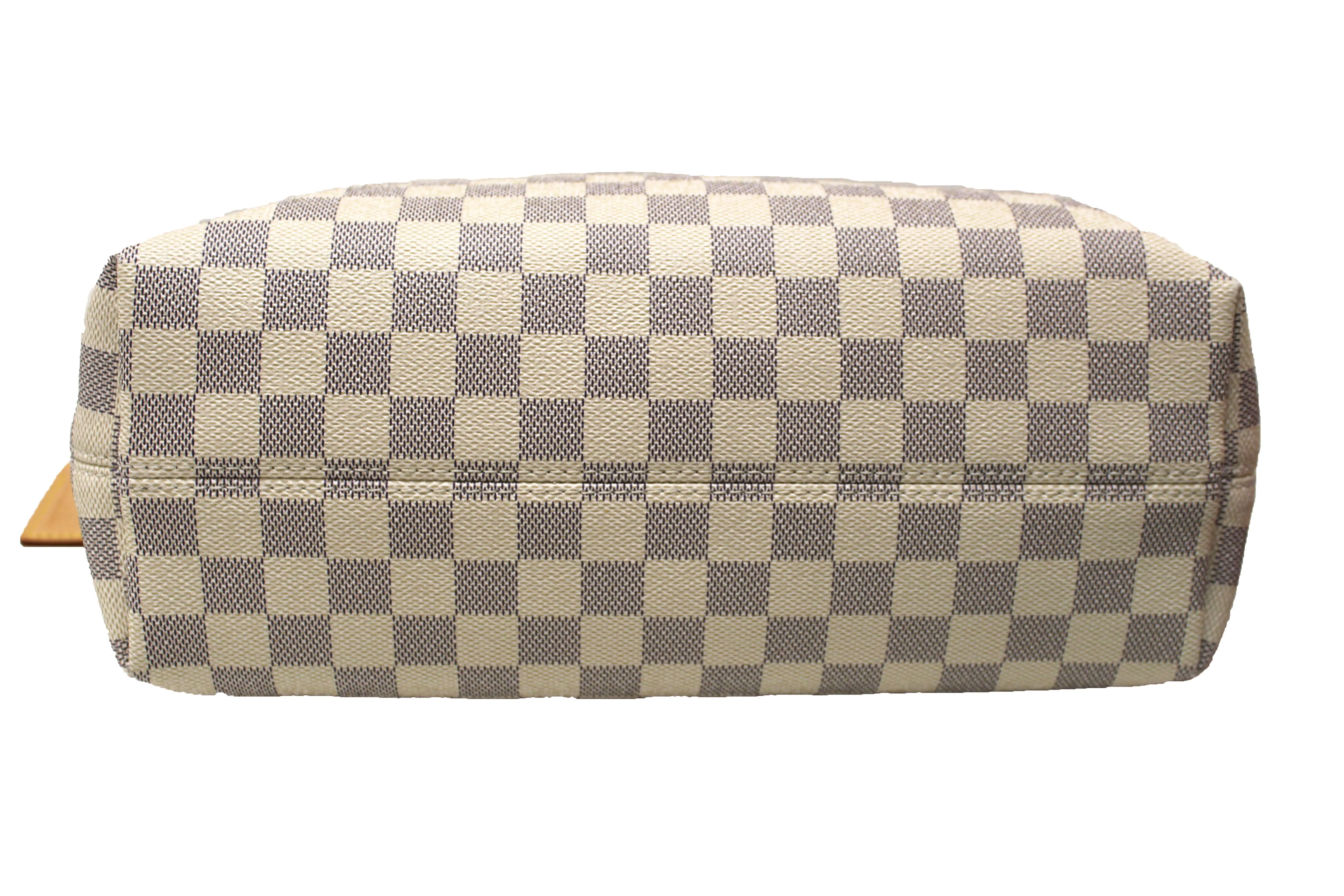 Authentic Louis Vuitton Damier Azur Graceful PM Hobo Shoulder Bag