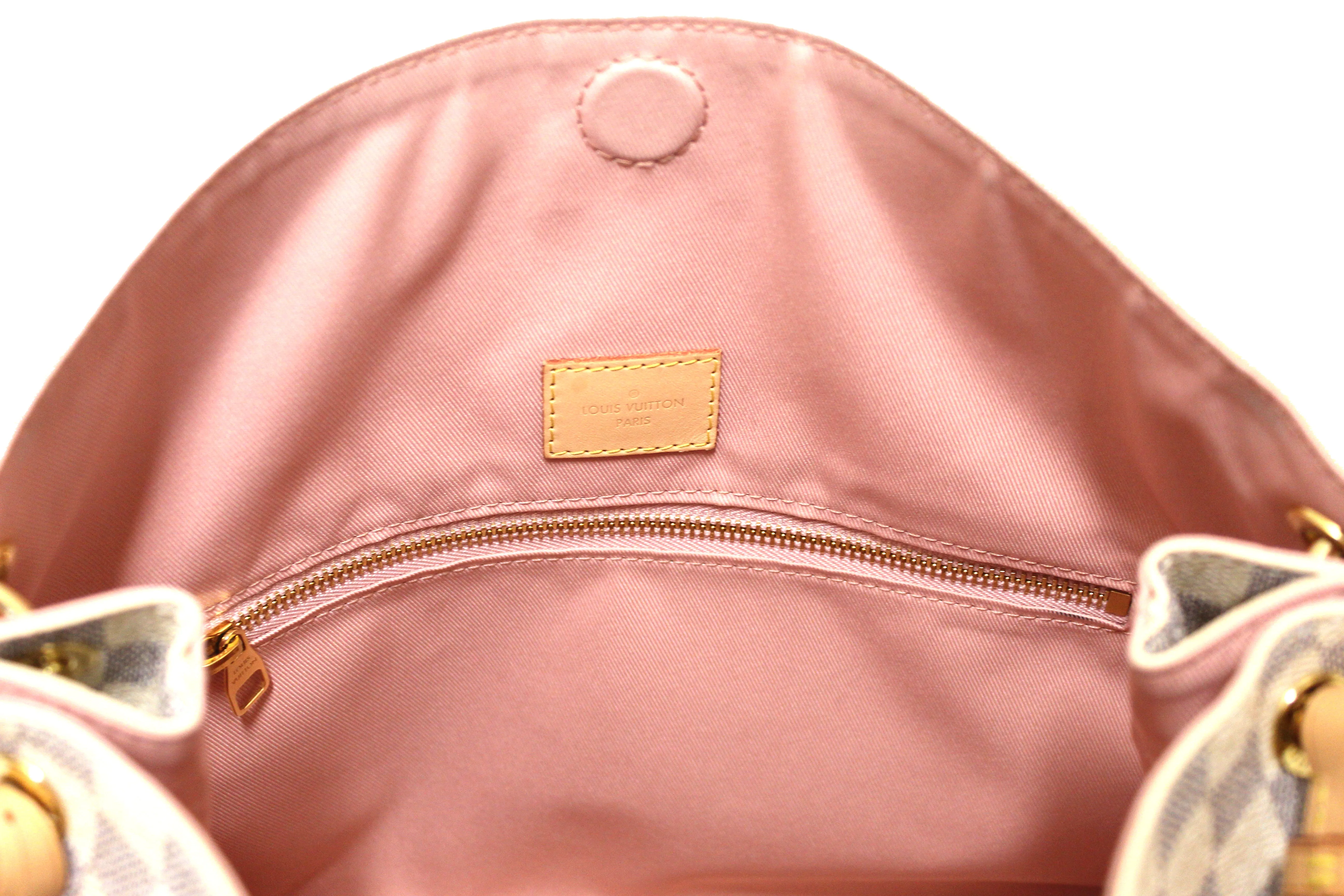 Authentic Louis Vuitton Damier Azur Graceful PM Hobo Shoulder Bag