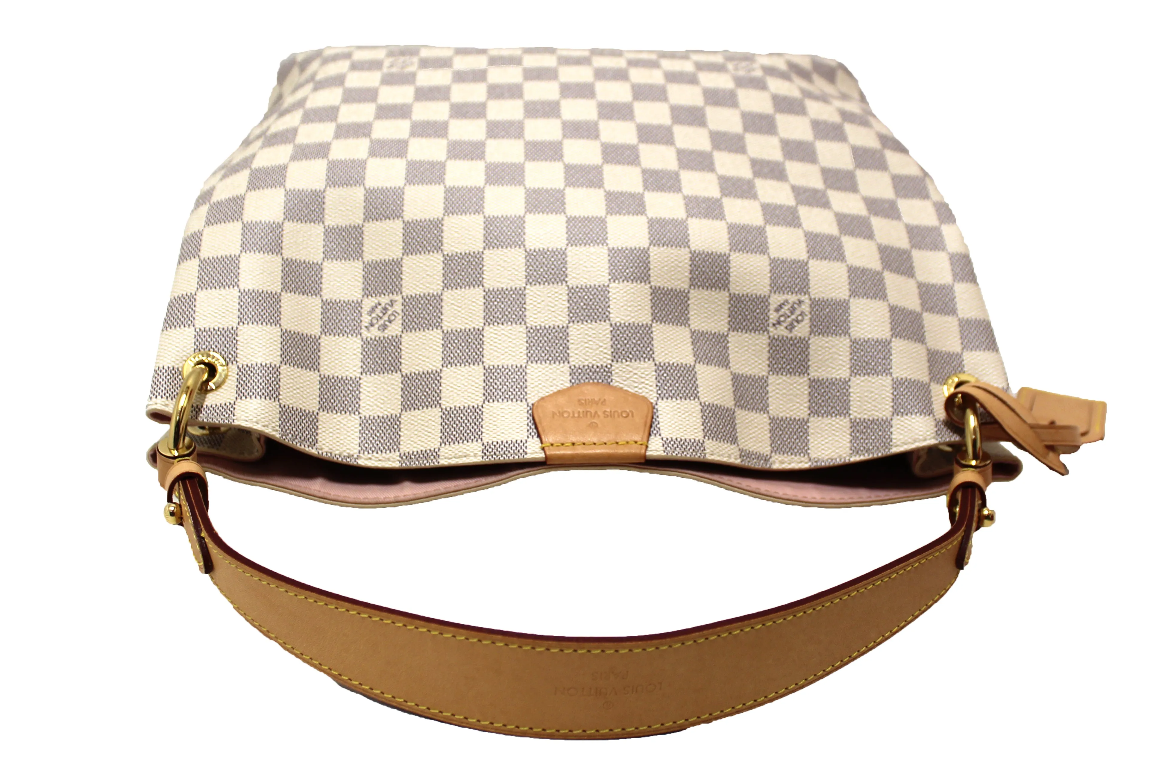 Authentic Louis Vuitton Damier Azur Graceful PM Hobo Shoulder Bag