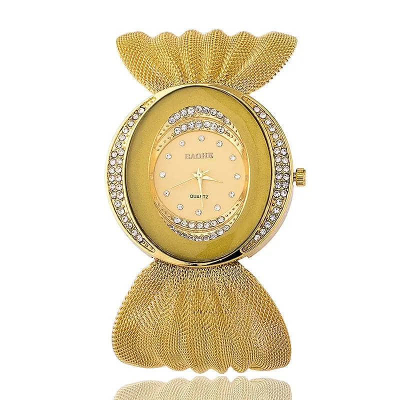 BAOHE Women's Fine Fashion Premium Quality Luxury Style Silver Tone Bracelet Watch