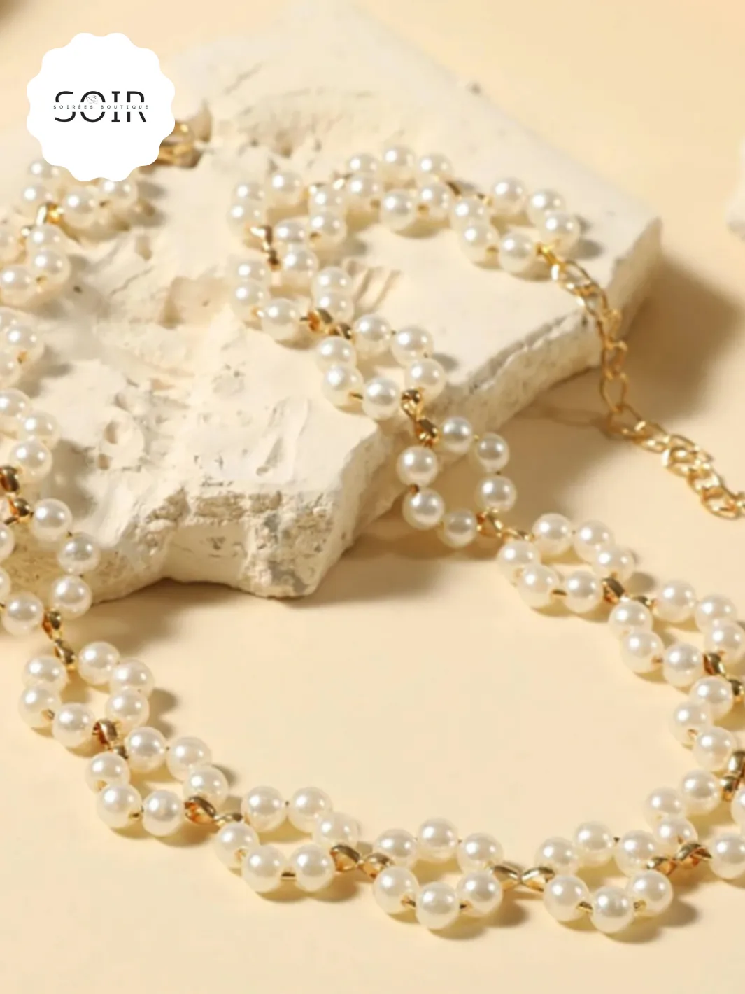 Blooming Pearl Clavicle Chain