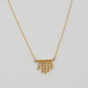 CHRYSA FRILL PENDANT NECKLACE