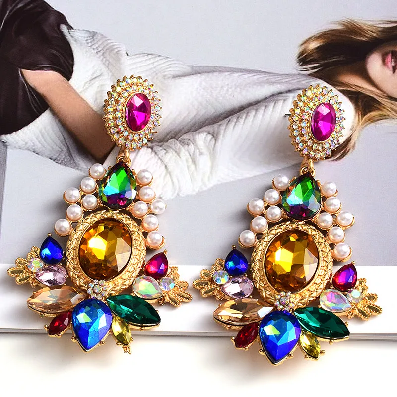 Colorful Statement Earrings