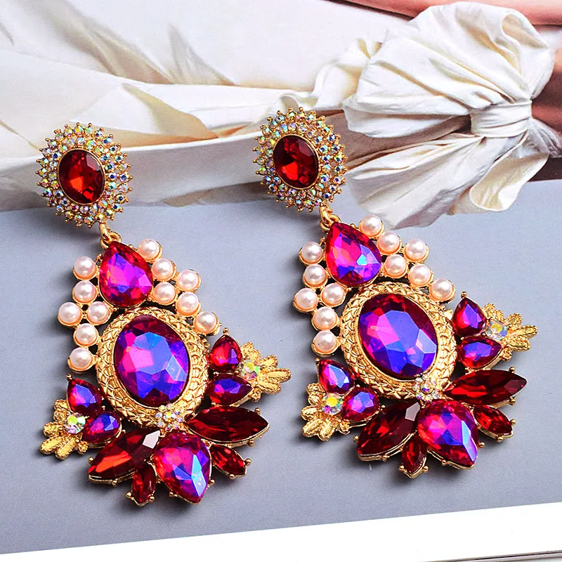 Colorful Statement Earrings