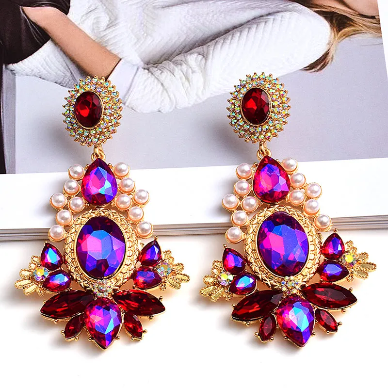 Colorful Statement Earrings