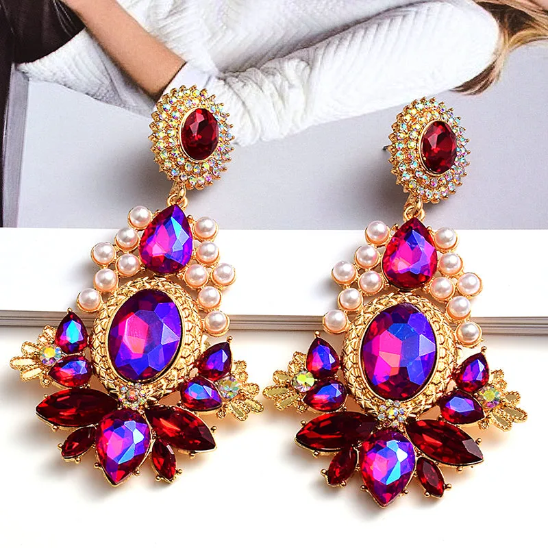 Colorful Statement Earrings