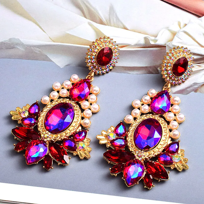 Colorful Statement Earrings