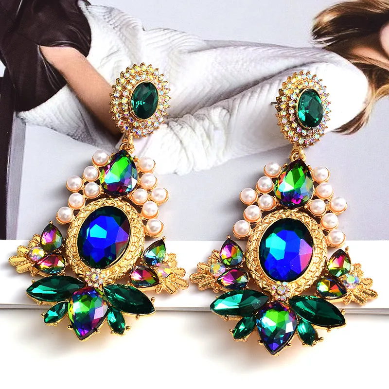 Colorful Statement Earrings