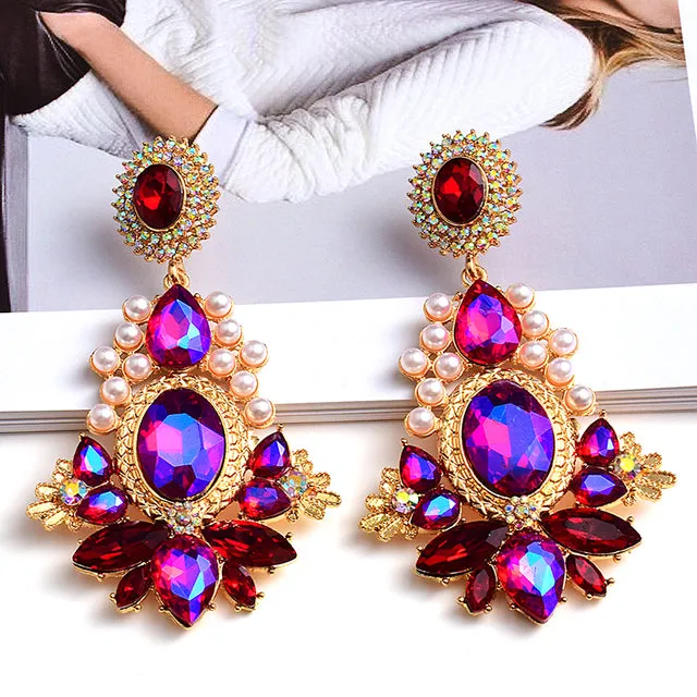 Colorful Statement Earrings