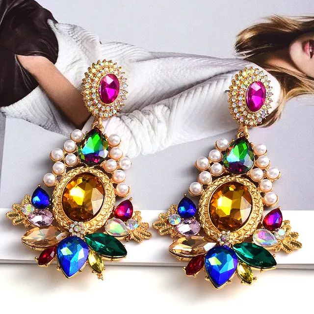 Colorful Statement Earrings