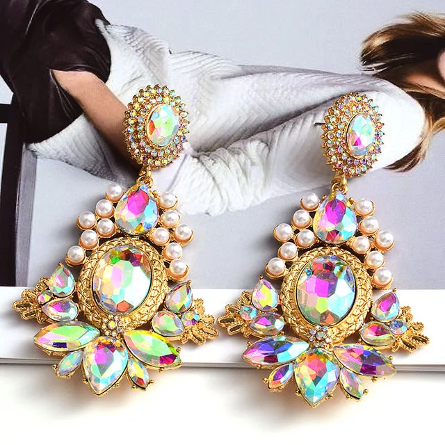 Colorful Statement Earrings
