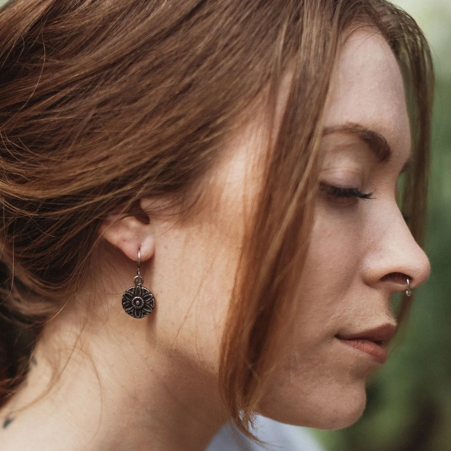 CRESCENT MOON Earrings - Bronze