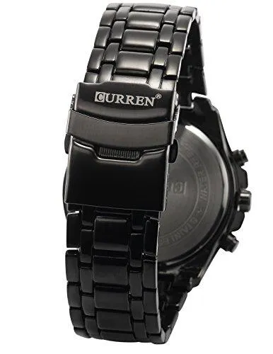 Curren Analogue Black Dial Men's Watch- CUR012