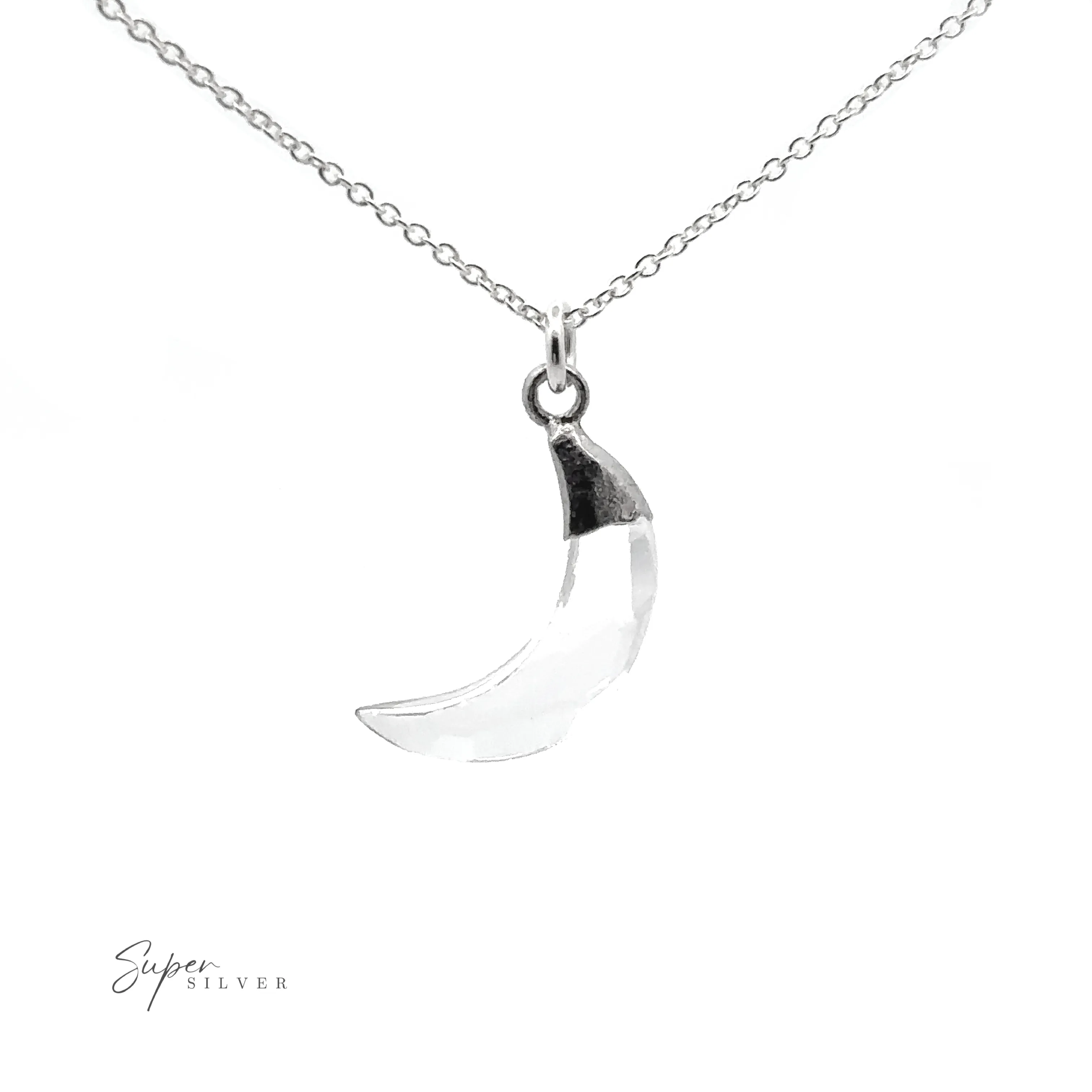 Delicate Stone Moon Necklaces