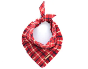 Dog and Cat Bandana: Country Plaid Flannel