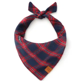 Dog and Cat Bandana: Kingston Plaid Flannel