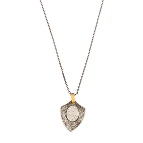 ELISE SHIELD PENDANT NECKLACE