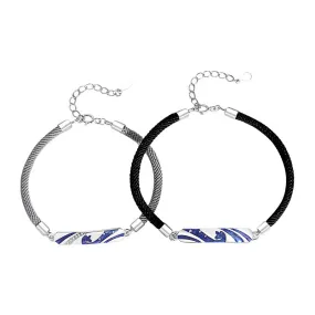 Engravable Unicorn Bracelets Set for Couples