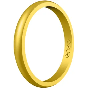 Enso Rings Halo Elements Series Silicone Ring - Gold