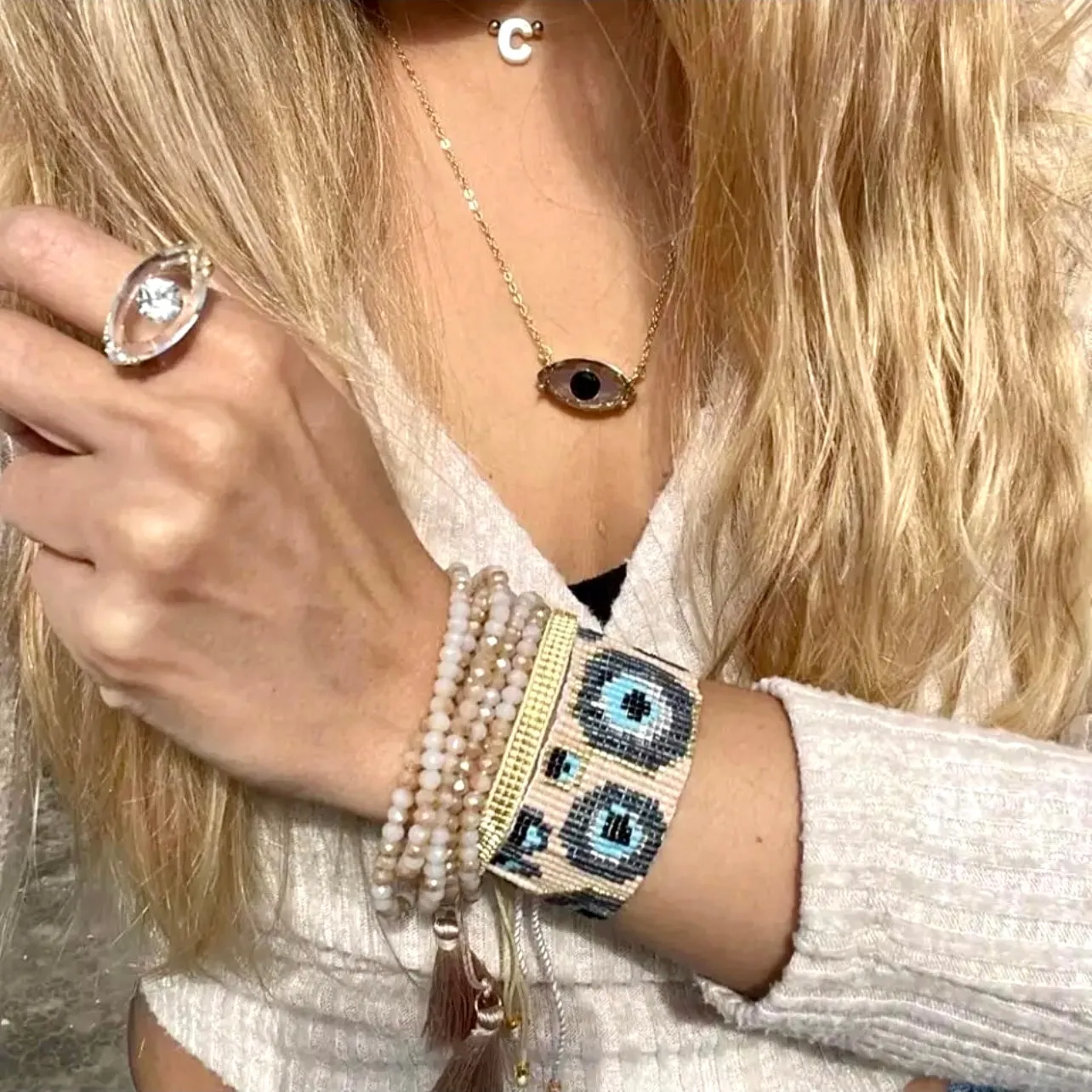 Eyes Bracelet Set