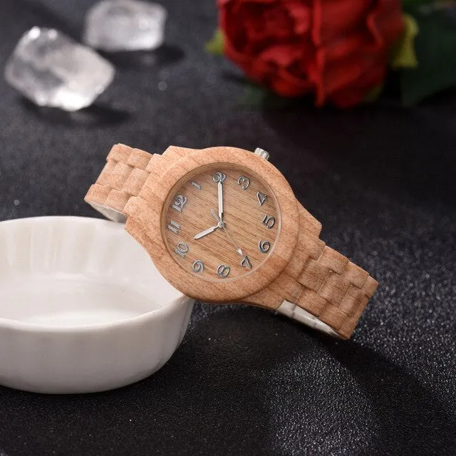 Fashion Quartz Wooden Watch