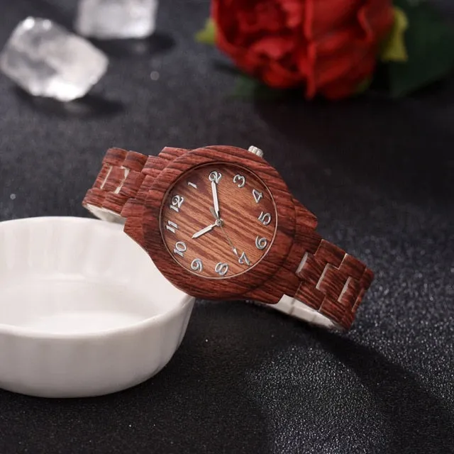 Fashion Quartz Wooden Watch