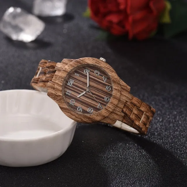 Fashion Quartz Wooden Watch
