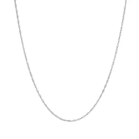 Fine Singapore Chain Sterling Silver