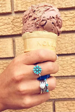 Flower Power Turquoise Ring