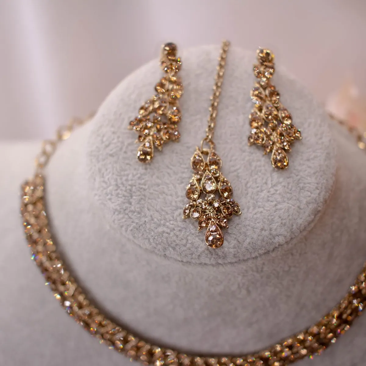 Freda Necklace Set - Gold