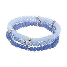 Frozen Kids Mini Crystal Bracelet 3 Stack Set