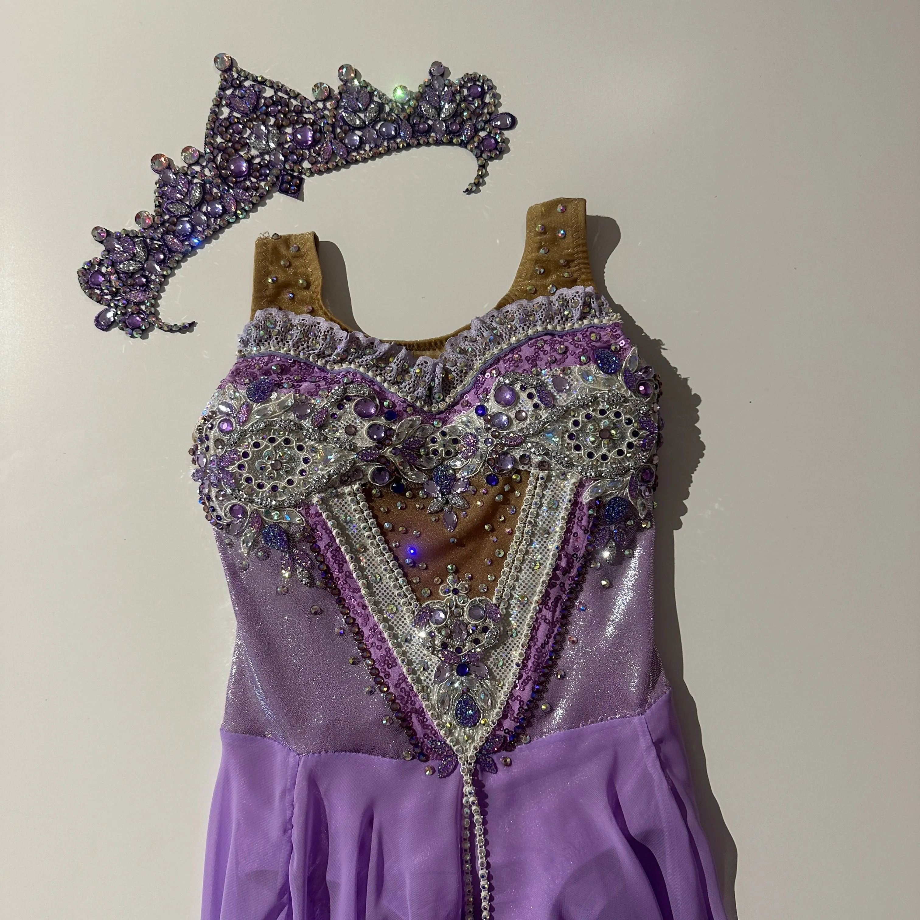Girls Size 5 Lilac Graceful Costume