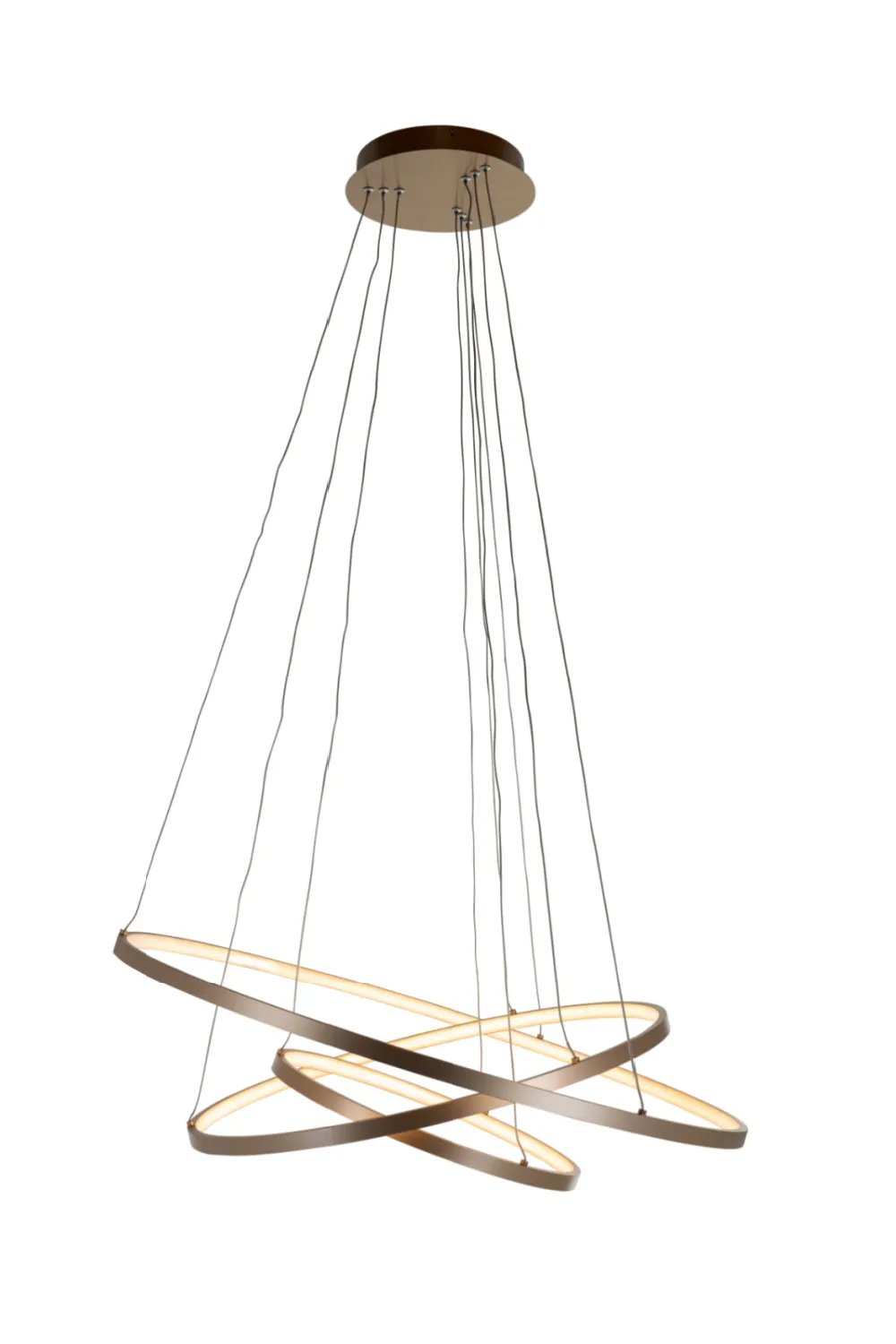 Gold Aluminum Modern Hanging Lamp | OROA Amira