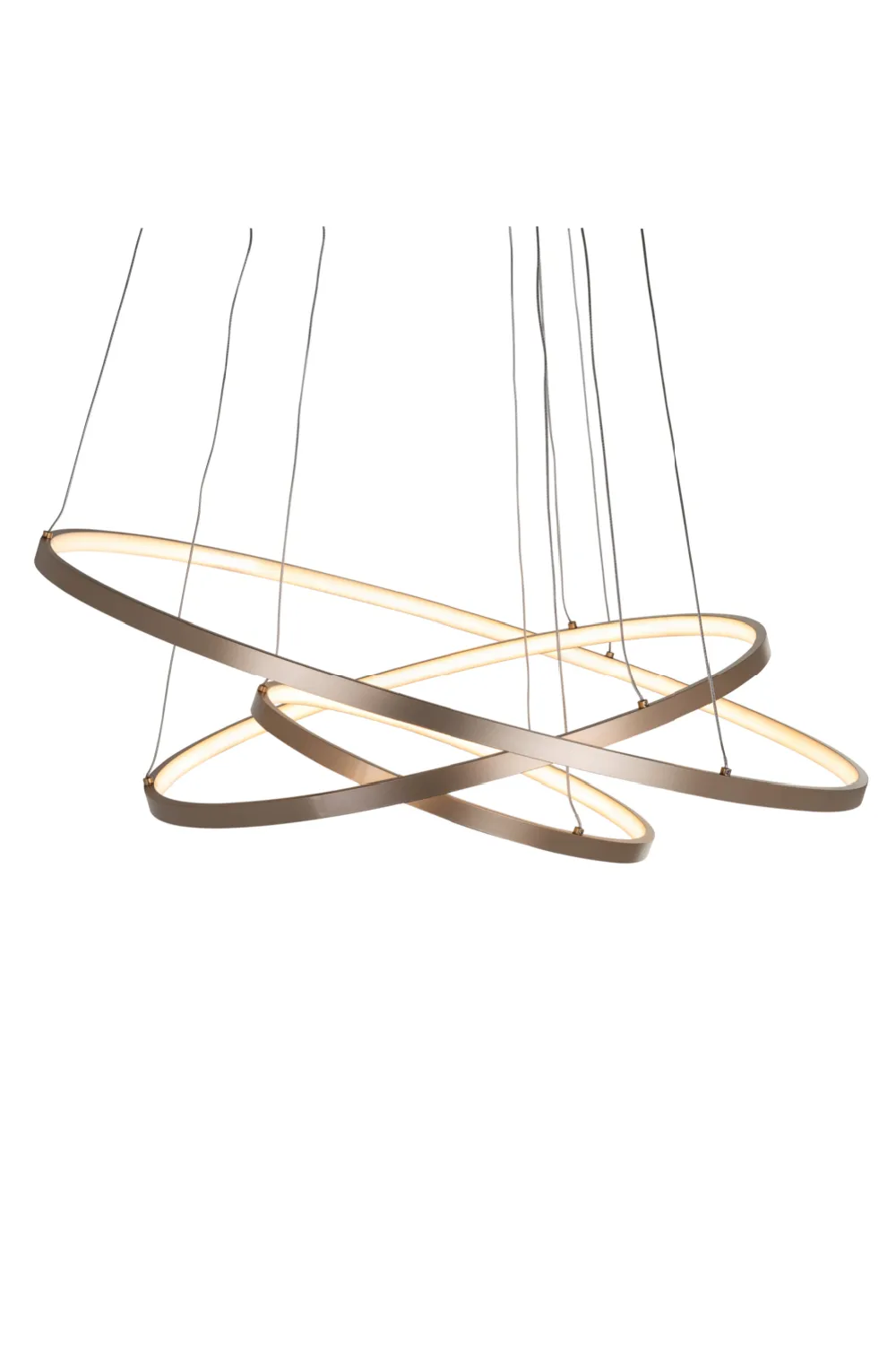 Gold Aluminum Modern Hanging Lamp | OROA Amira