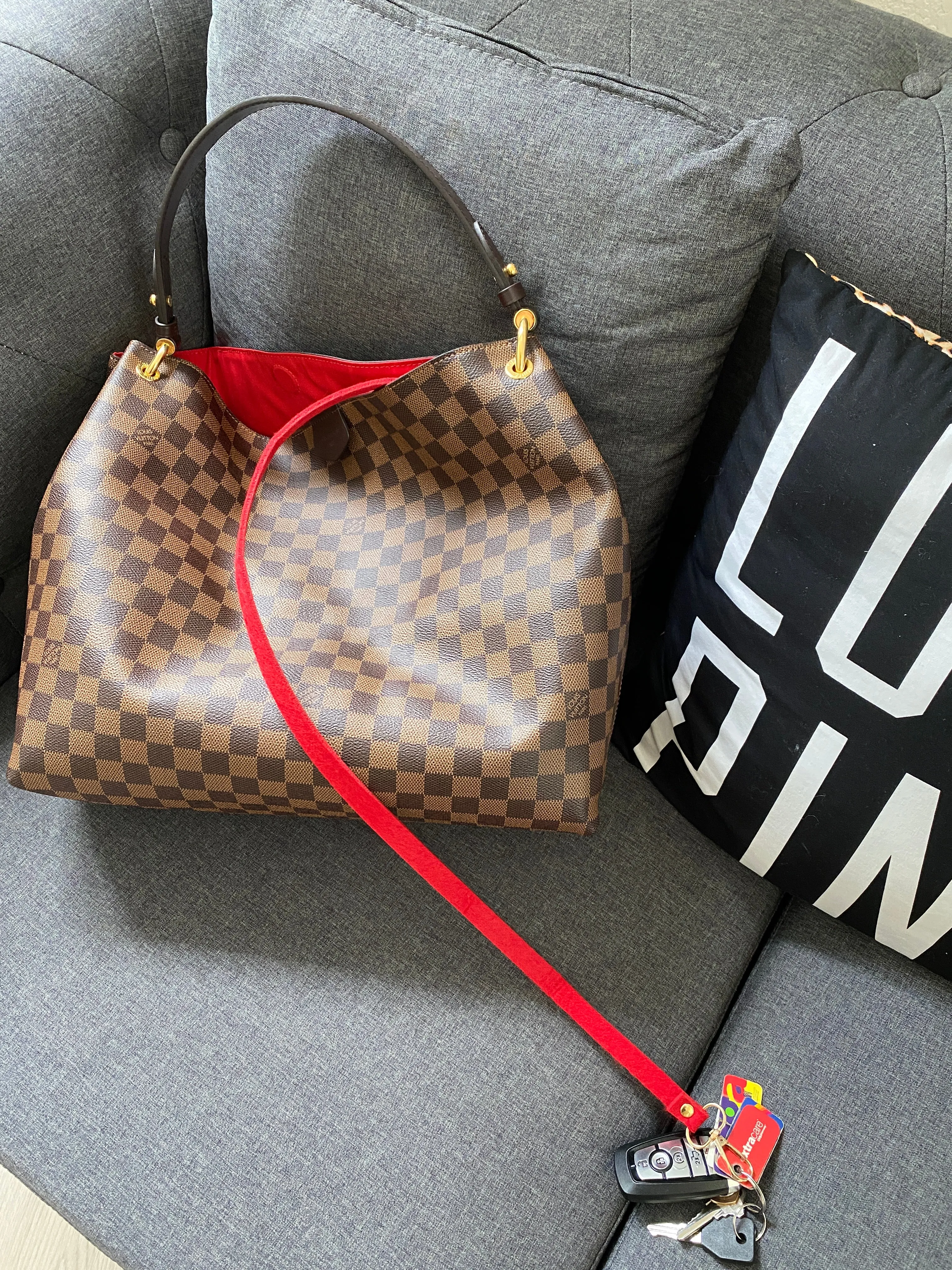 Graceful MM LV Purse Organizer Insert, 3mm Felt Shaper/Liner/Protector, Only @AlgorithmBags® for Louis Vuitton