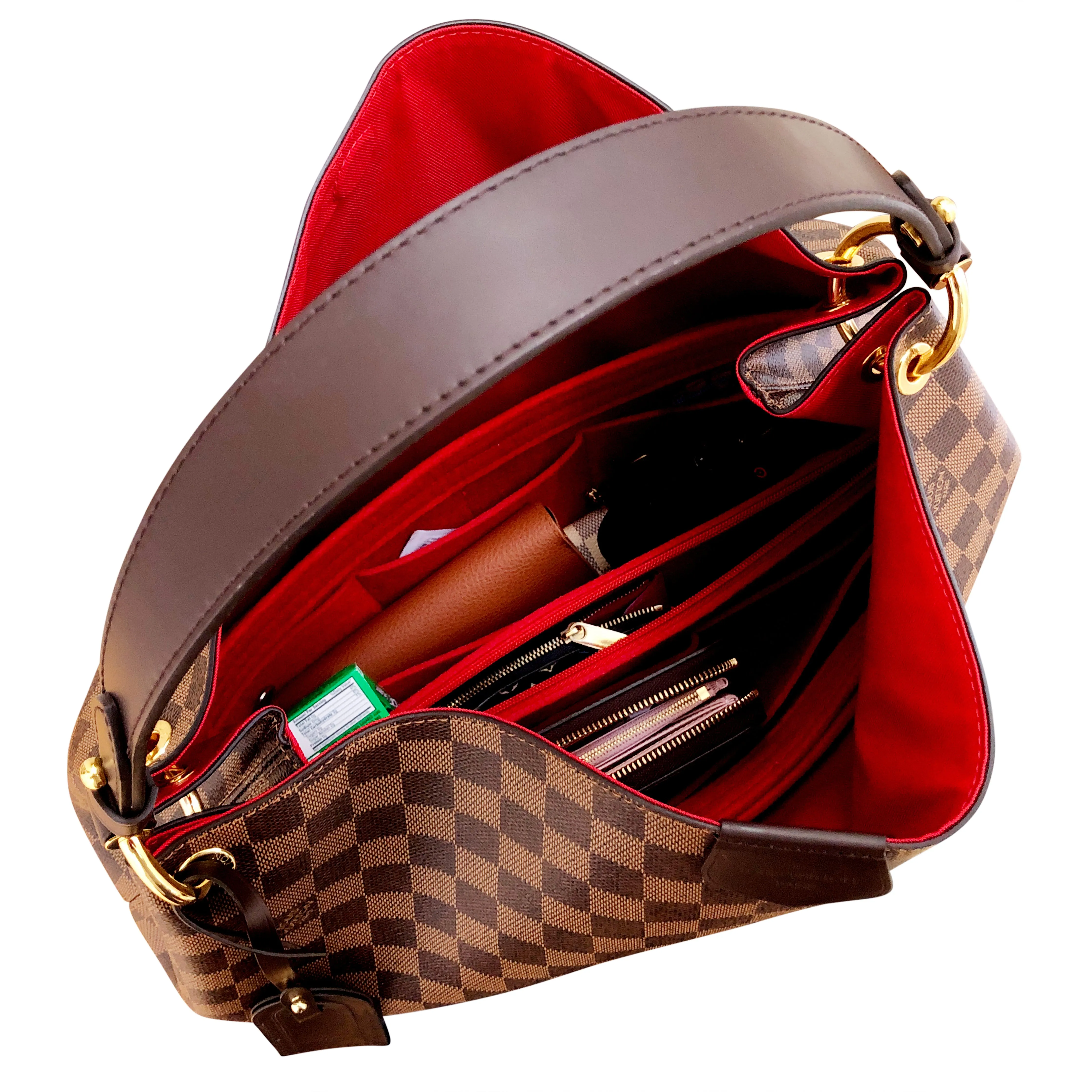 Graceful MM LV Purse Organizer Insert, 3mm Felt Shaper/Liner/Protector, Only @AlgorithmBags® for Louis Vuitton