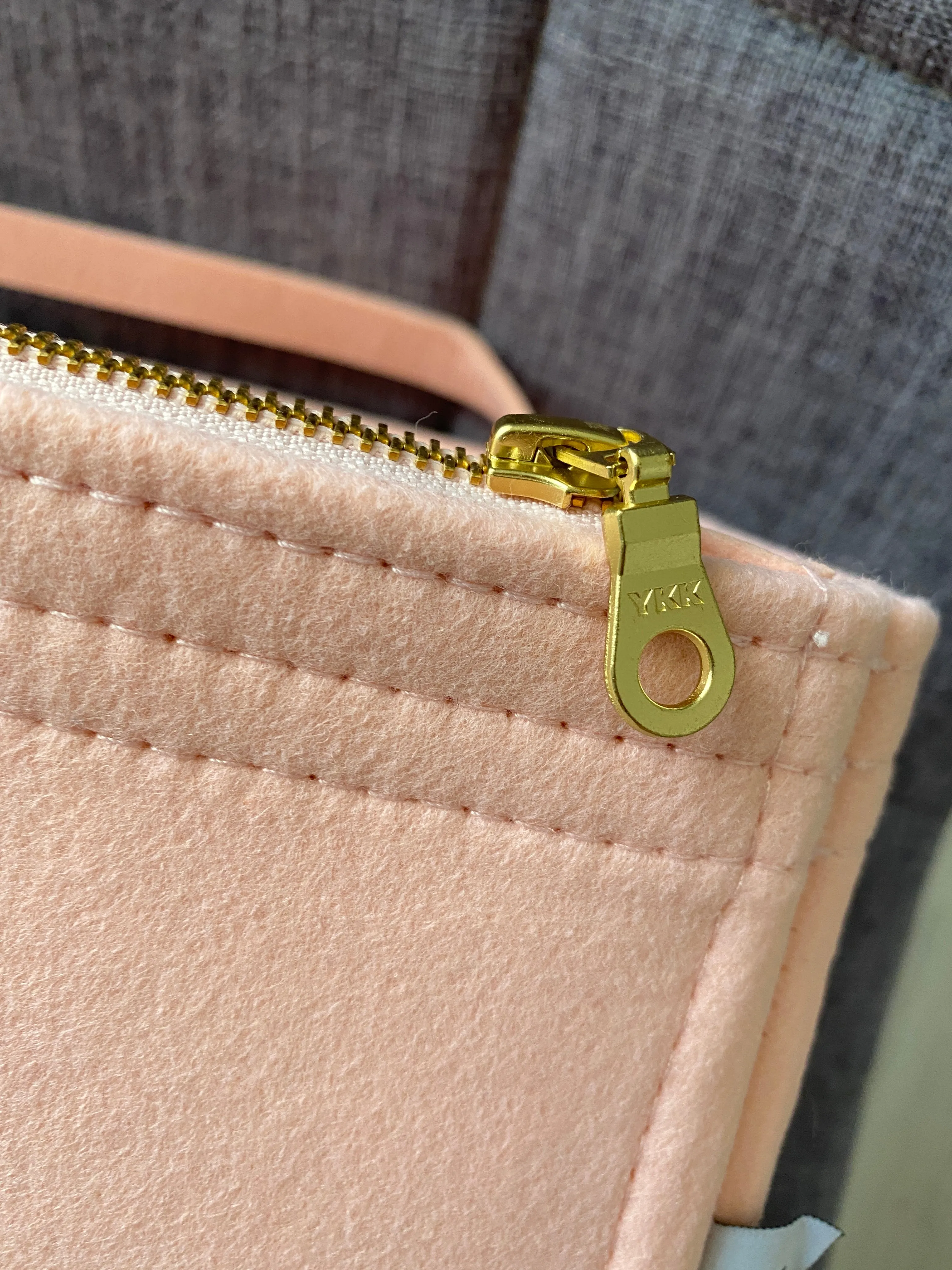 Graceful MM PM LV Purse Organizer Insert, Rose Ballerine, 3mm Felt, Shaper/Liner/Protector, Only @AlgorithmBags® for Louis Vuitton