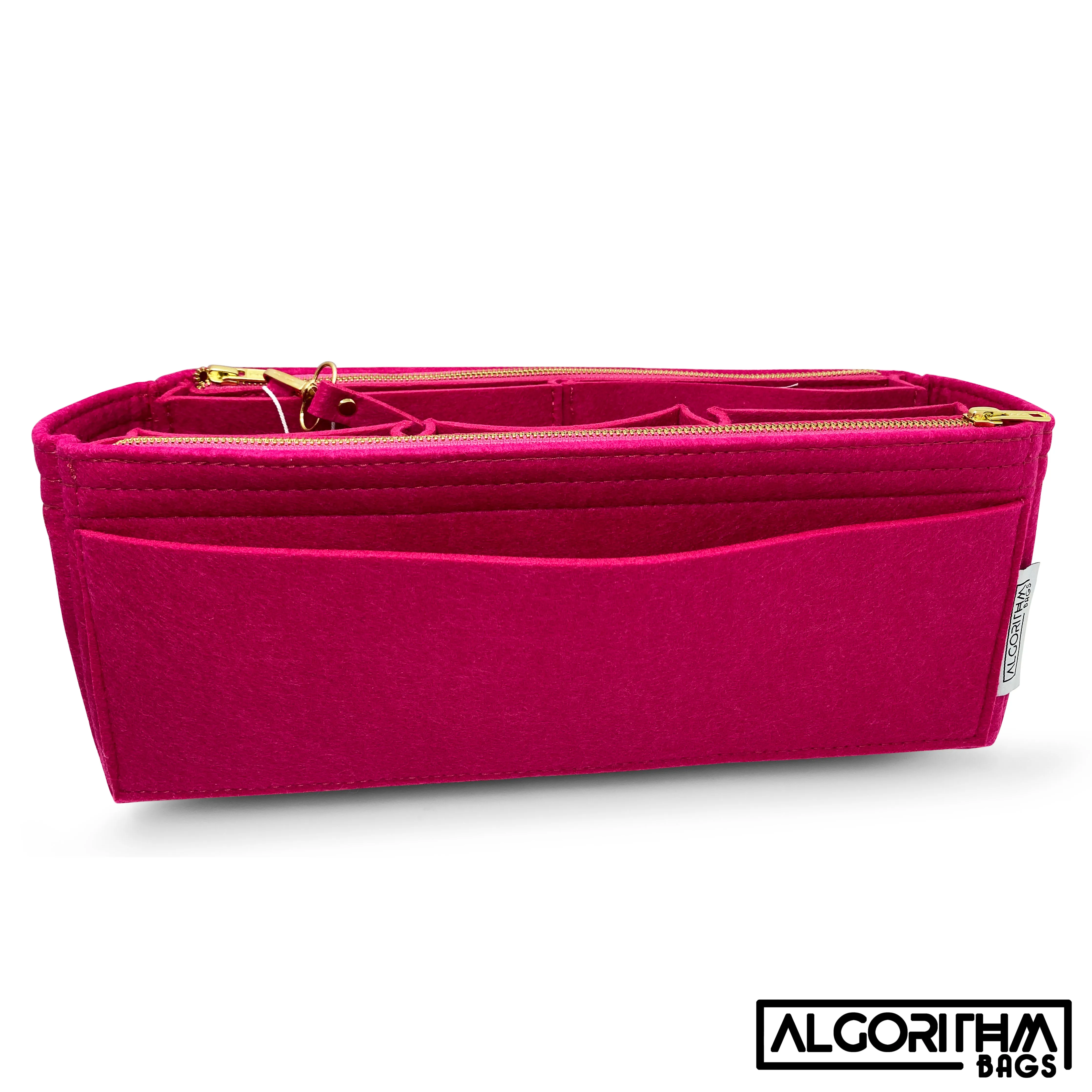Graceful PM LV Purse Organizer Insert, 3mm Felt, Pivoine Fuchsia Shaper/Liner/Protector, Only @AlgorithmBags® for Louis Vuitton