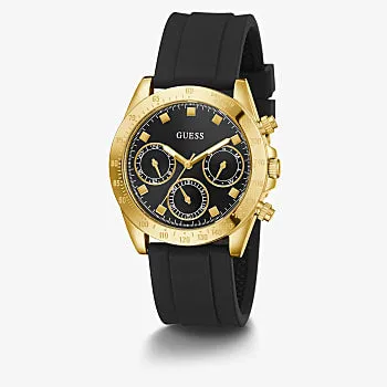 Guess GW0315L1 Black Silicone Strap Unisex Watches